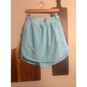 Lululemon Blue Active Hotty Hot HR Skirt Long Athletic Skort Size 4